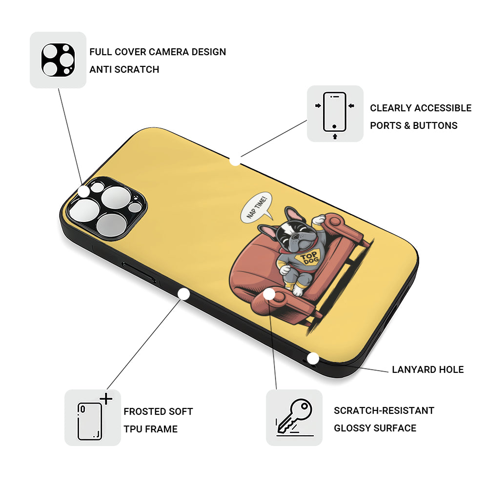 French Bulldog Paisley Luminous Phone Case Essential Dog Supply