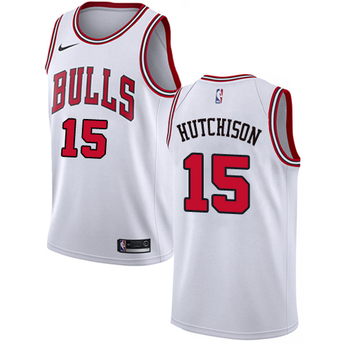 White CHA Chicago Bulls #15 Nike Durable Jersey Game Day Wear