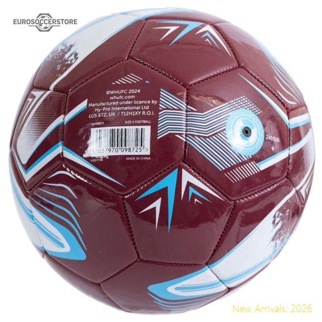 West Ham United Fc Turbine Football - Official Edition - Match Day Jersey