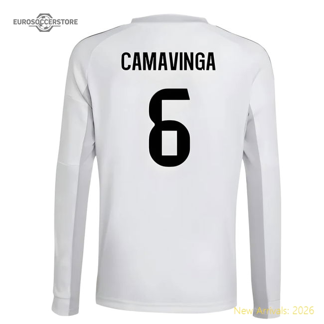 Safe Kids Football Team Camavinga Jersey 2025-2026 Easy-care