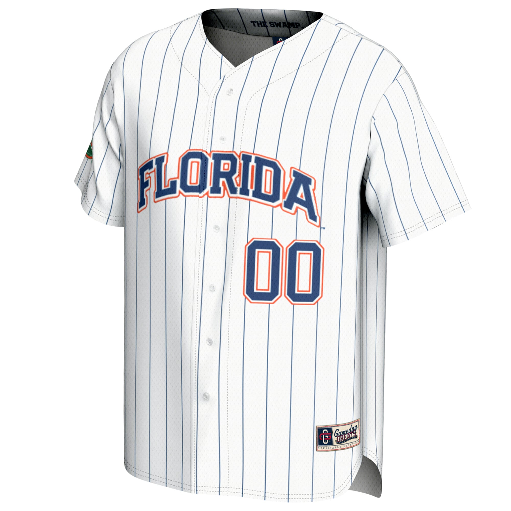 [NJP] Florida Gators GameDay Greats Unisex NIL Pick-A-Player Baseball Lightweight Jersey - White