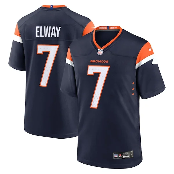 None John Elway Game Jersey - Navy | NFL Player Jersey | NFL Football