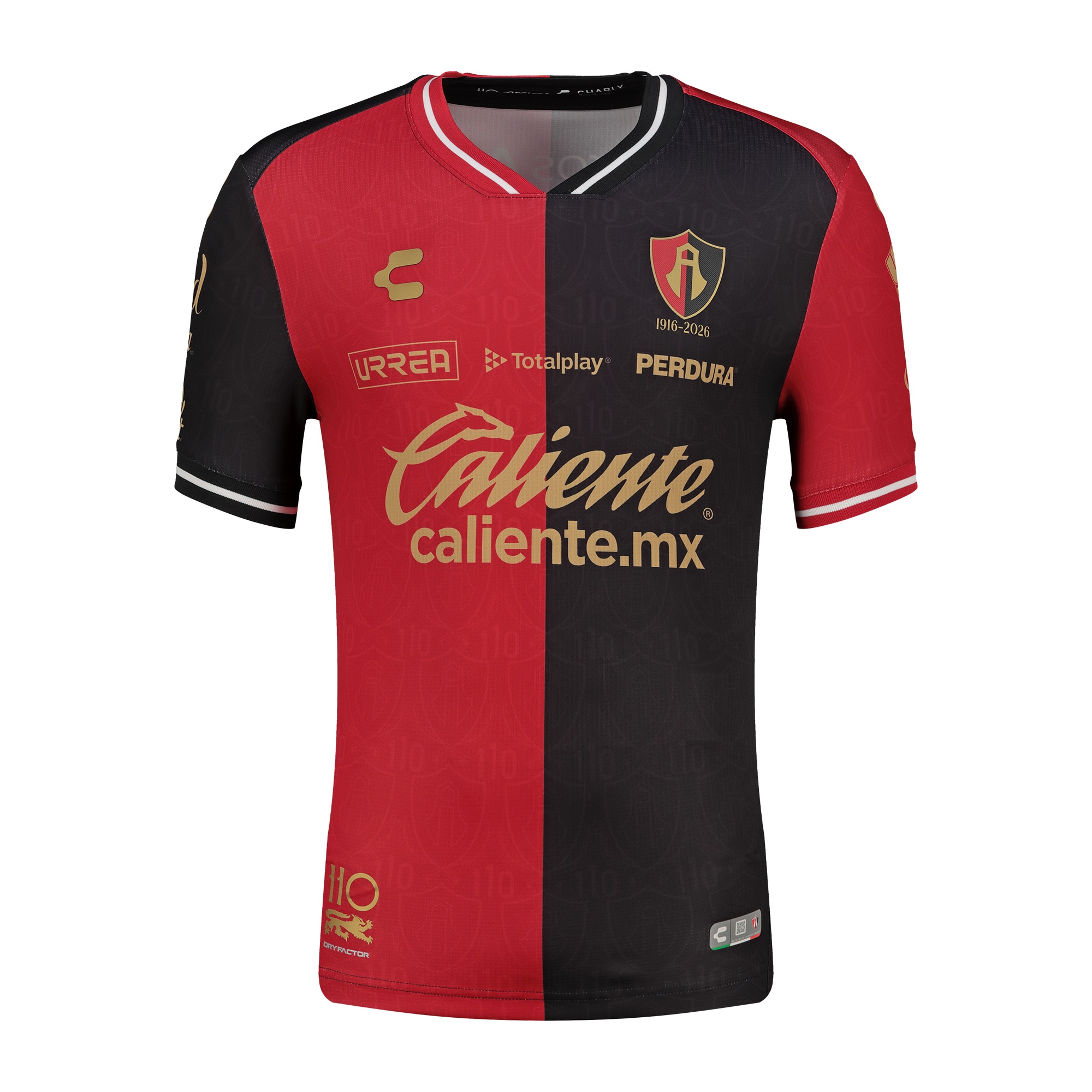 [SJH] Club Atlas Charly 2026/27 Home Authentic Jersey - Red/Black
