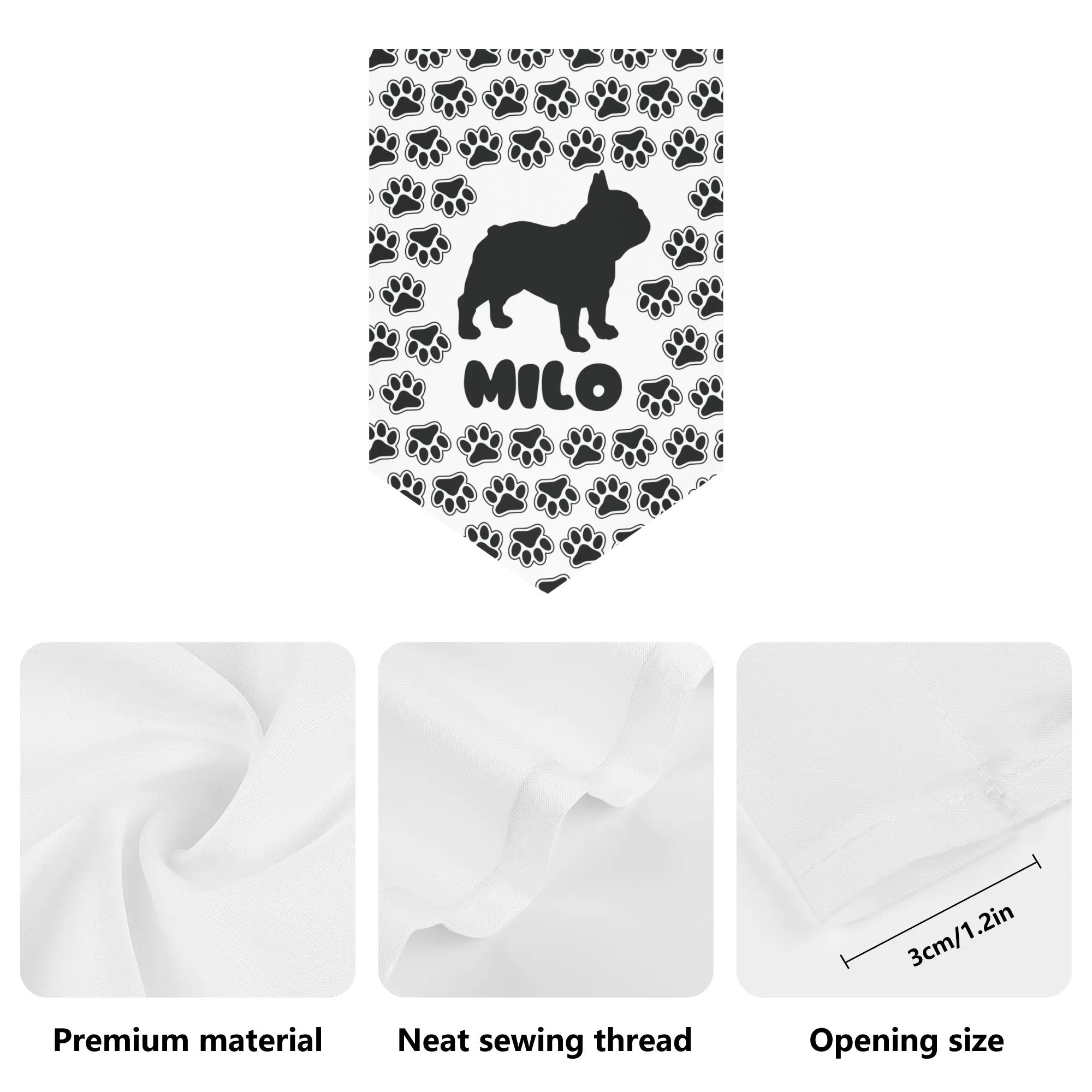 Trendy Custom Garden Flag Banner With French Bulldog Name for Daily Life