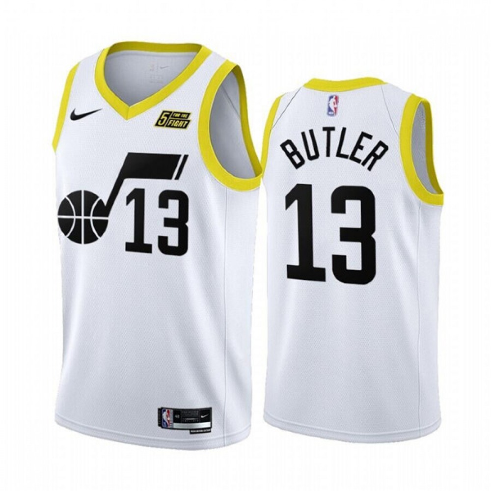 Fan Favorite High-Quality Men's Jazz #13 Jared White Basketball Jersey