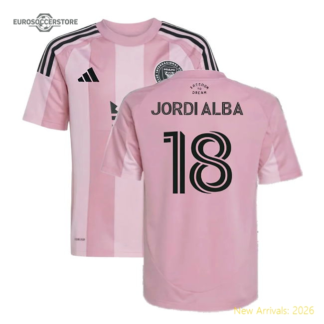 2025-2026 Football Team Kids Safe Jersey Jordi Alba Drycell