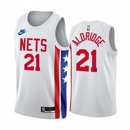 Nike Nets White Brooklyn Nets #21 Jersey - Value-Priced Quality