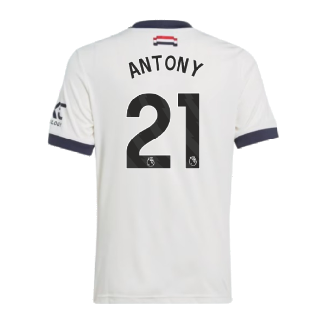 2024-2025 Man Utd Third Top (Kids) (Antony 21)