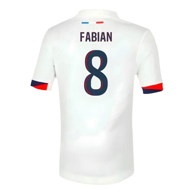 Passionate Psg Psg Away Shirt Sponsorless Kids Fabian #8 Professio...