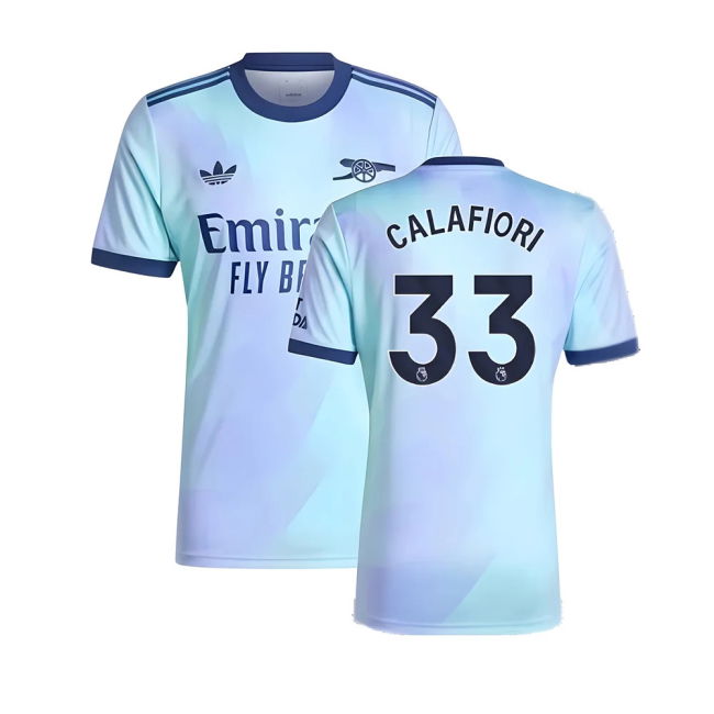 Calafiori 33 Player Issue Style Arsenal Third Pro Shirt 2024-2025 (4)