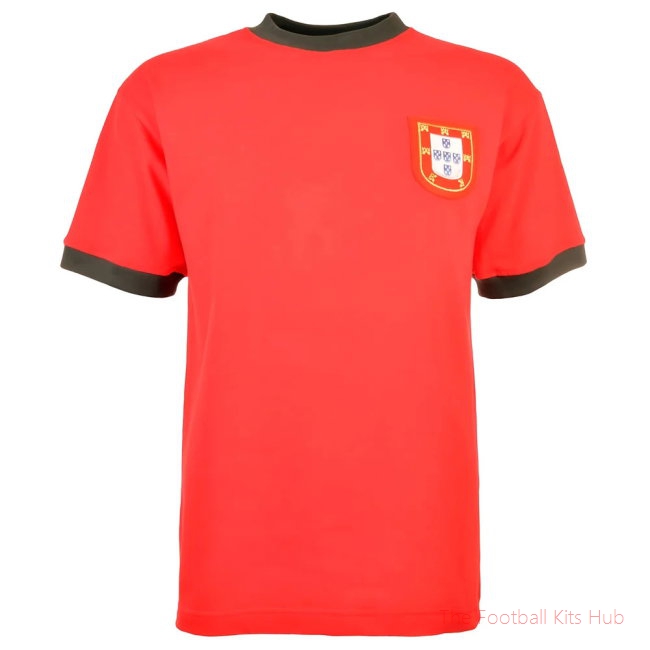 Portugal 1966 Short Sleeve Retro Football Shirt