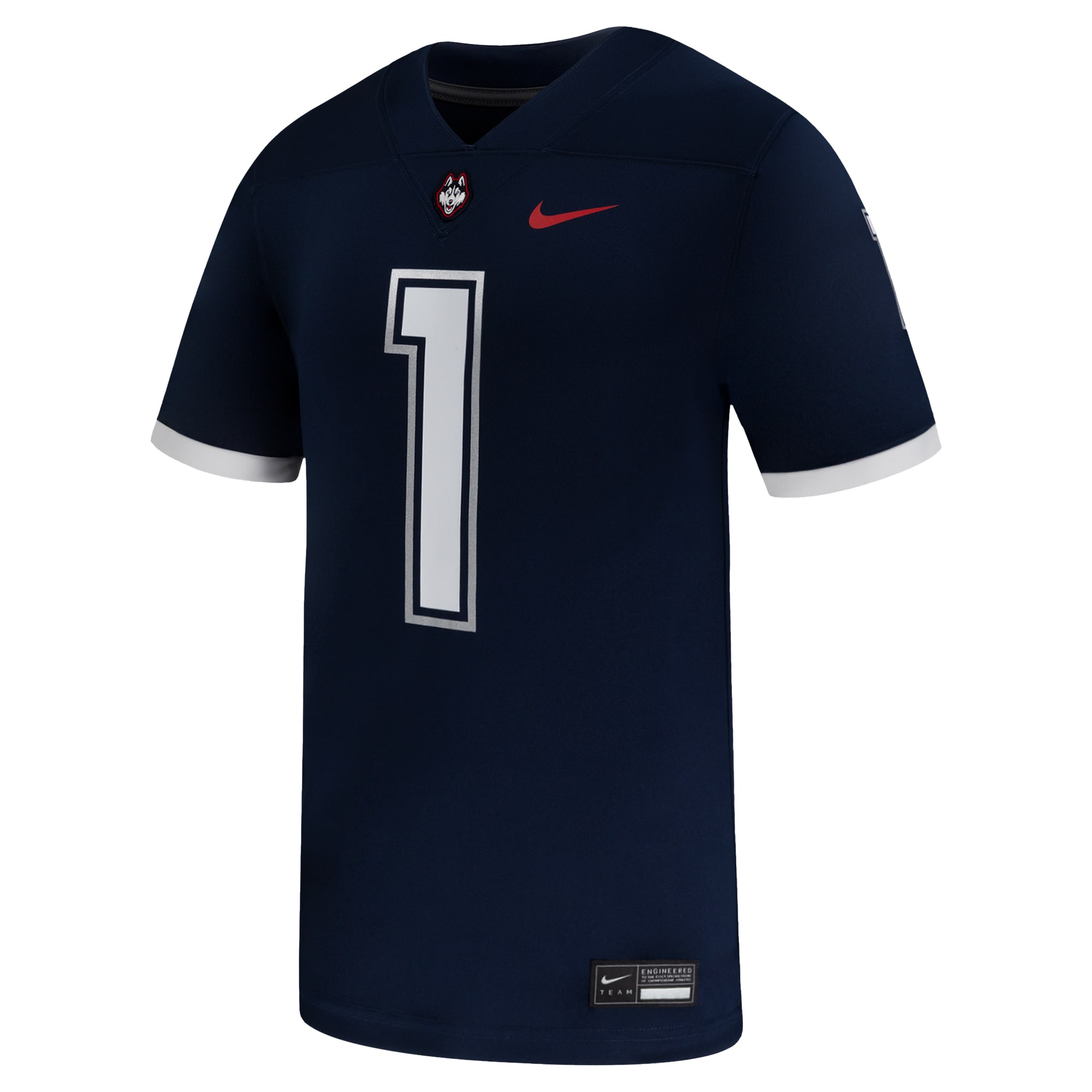 #1 UConn Huskies Game Football Jersey - Navy