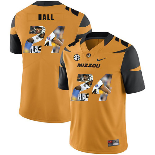 Men's None Gold 2024 team authorized Terez Hall #24 match worn Jersey