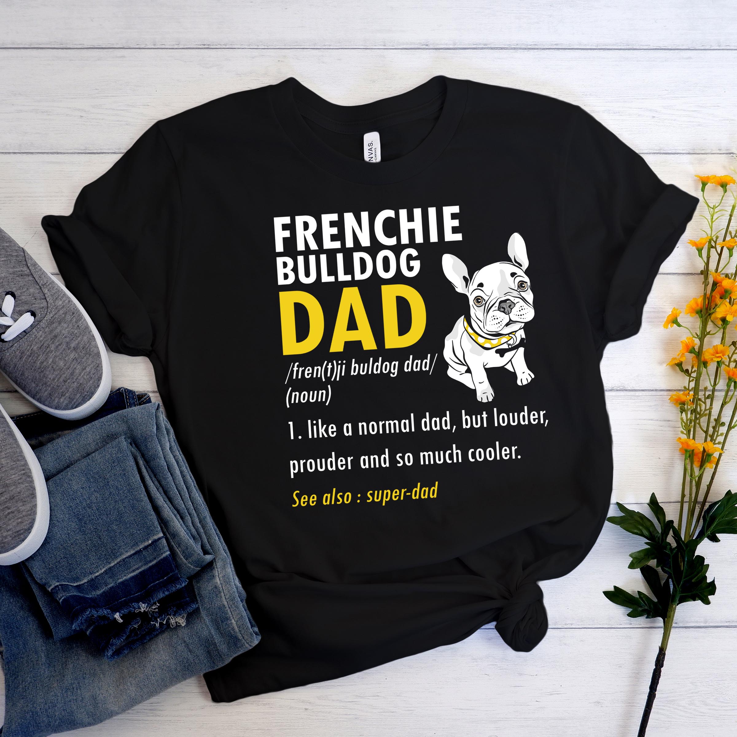 Dadsense Frenchie - Trendy Unisex T-shirt Outdoor Style | Stylish Look