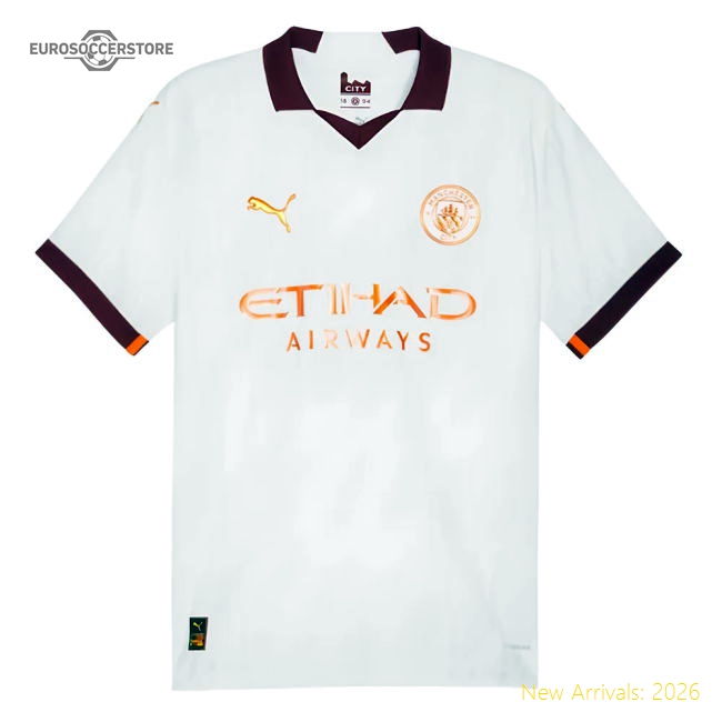 Official 2023-2024 Man City Authentic Away Shirt (de Bruyne 17)