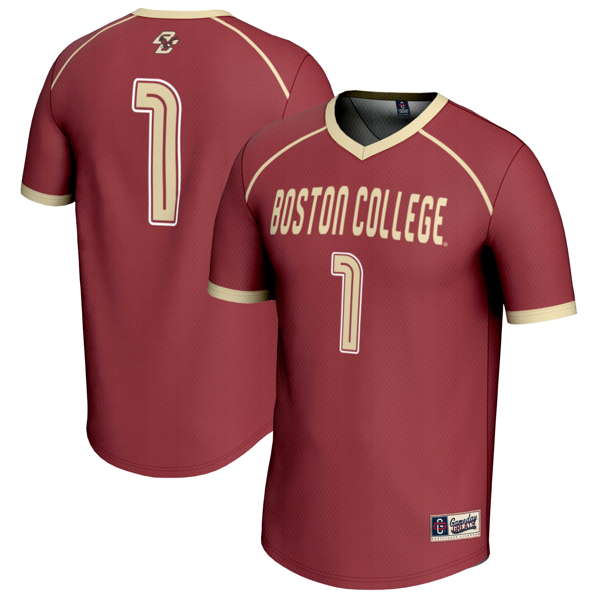 [NJP] Boston College Eagles GameDay Greats Lightweight Women's Lacrosse Fashion Jersey - Maroon