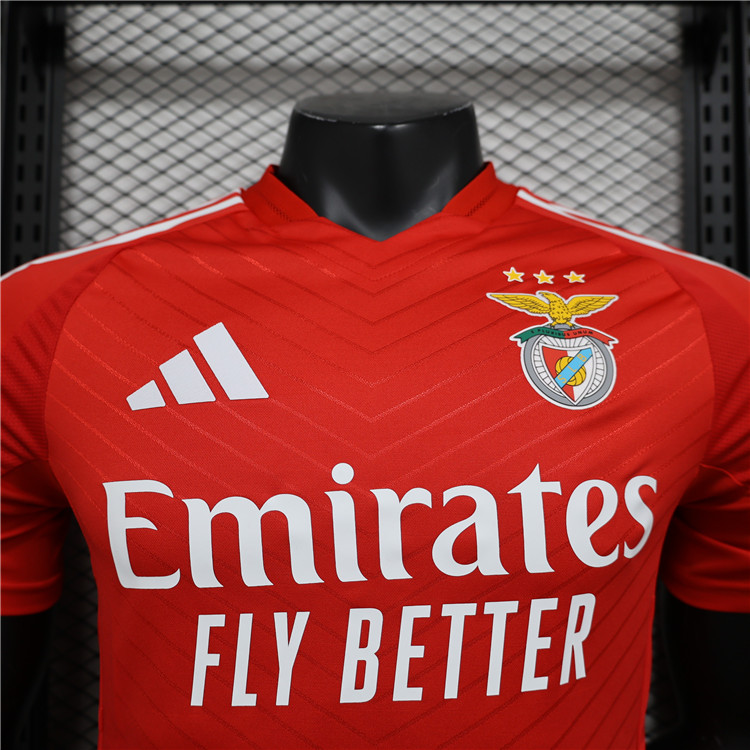 Professional Grade Benfica 2425 Home Red Soccer Jersey Football Shirt