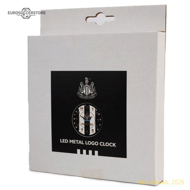 Outstanding Newcastle United Fc Led Stripe Wall Clock - Premium Quality