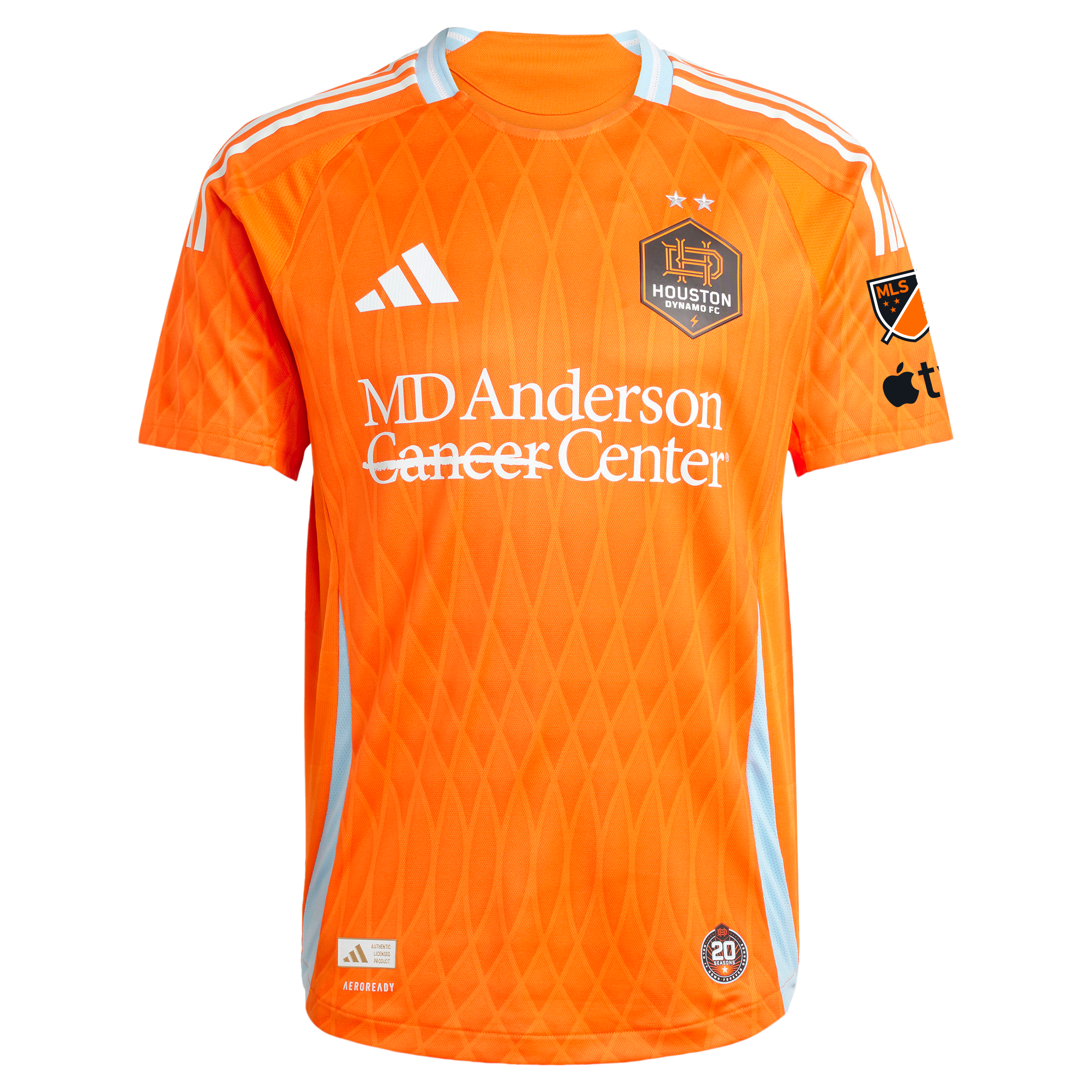 [SJH] Jack McGlynn Houston Dynamo FC 2025 Season 20 On-Field Authentic Jersey - Orange