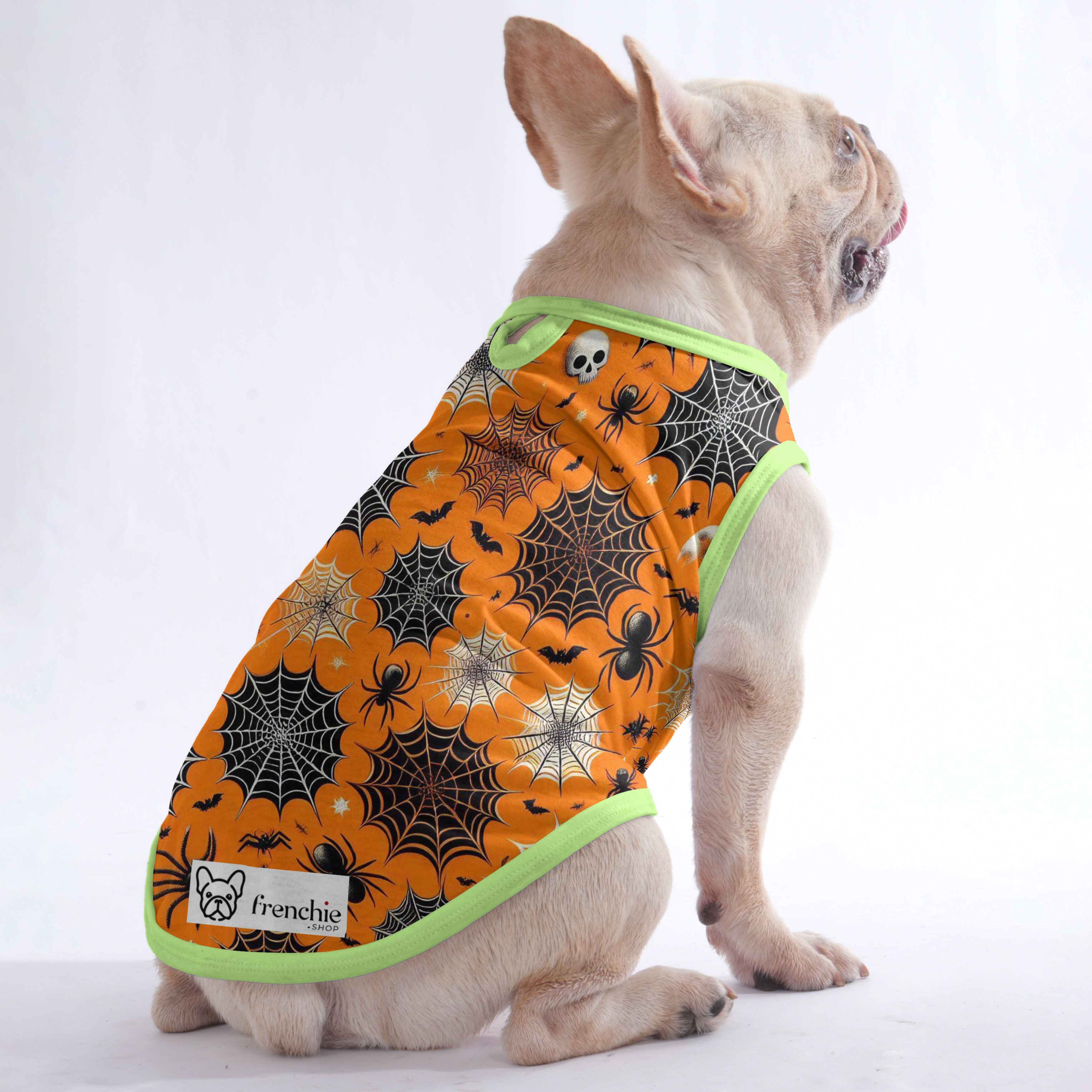 French Bulldog Spider Shirt For Frenchies Frenchie Shop Original Durable Dog Item