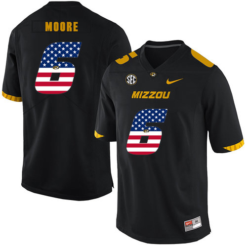 durabl Men's None None #6 Black 2024 Football Jersey performance