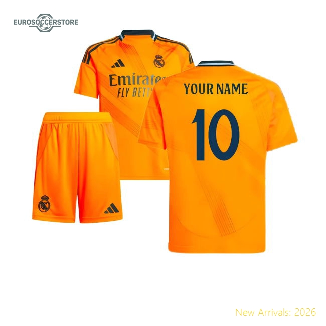 Real Madrid 2024-25 Away Fan Version For Adults Name) Match Day Shirt