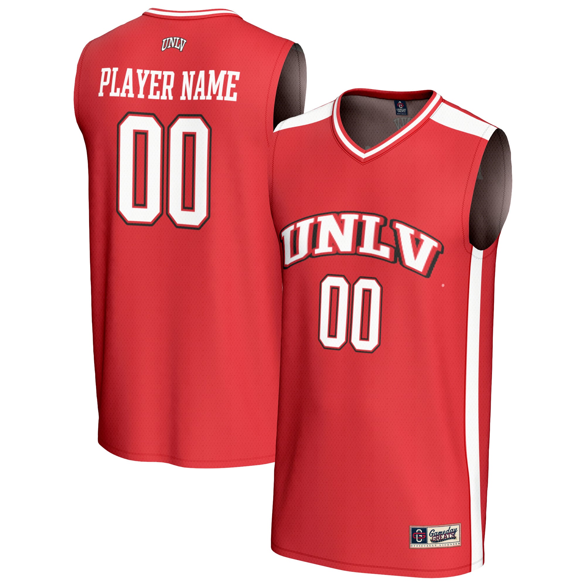 UNLV Rebels GameDay Greats Unisex Lightweight Collegiate Women's Basketball NIL Pick-A-Player Fashion Jersey - Scarlet