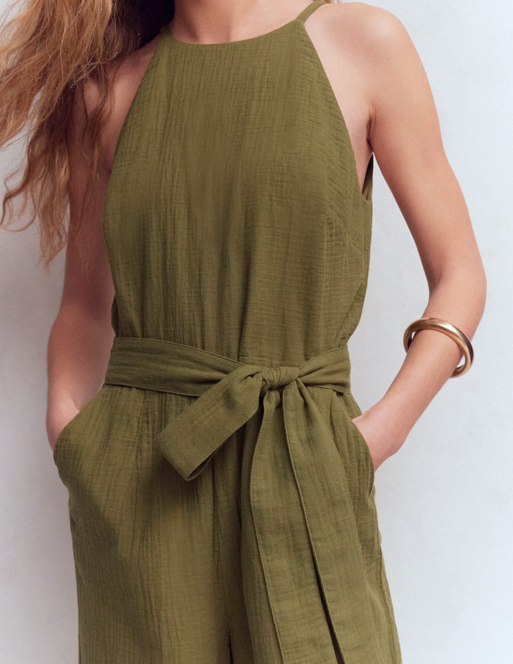 Rosa Double Cloth Jumpsuit