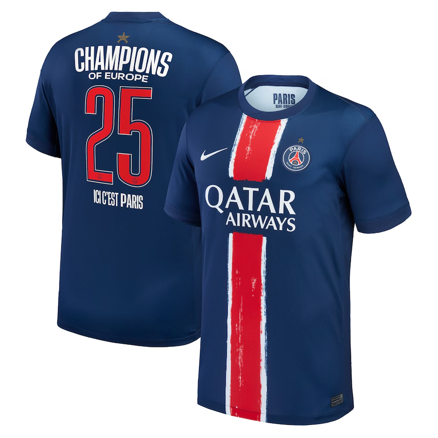 Kid's PSG Home Soccer Jersey Kit(Jersey+Shorts) 2024/25 Special Editio