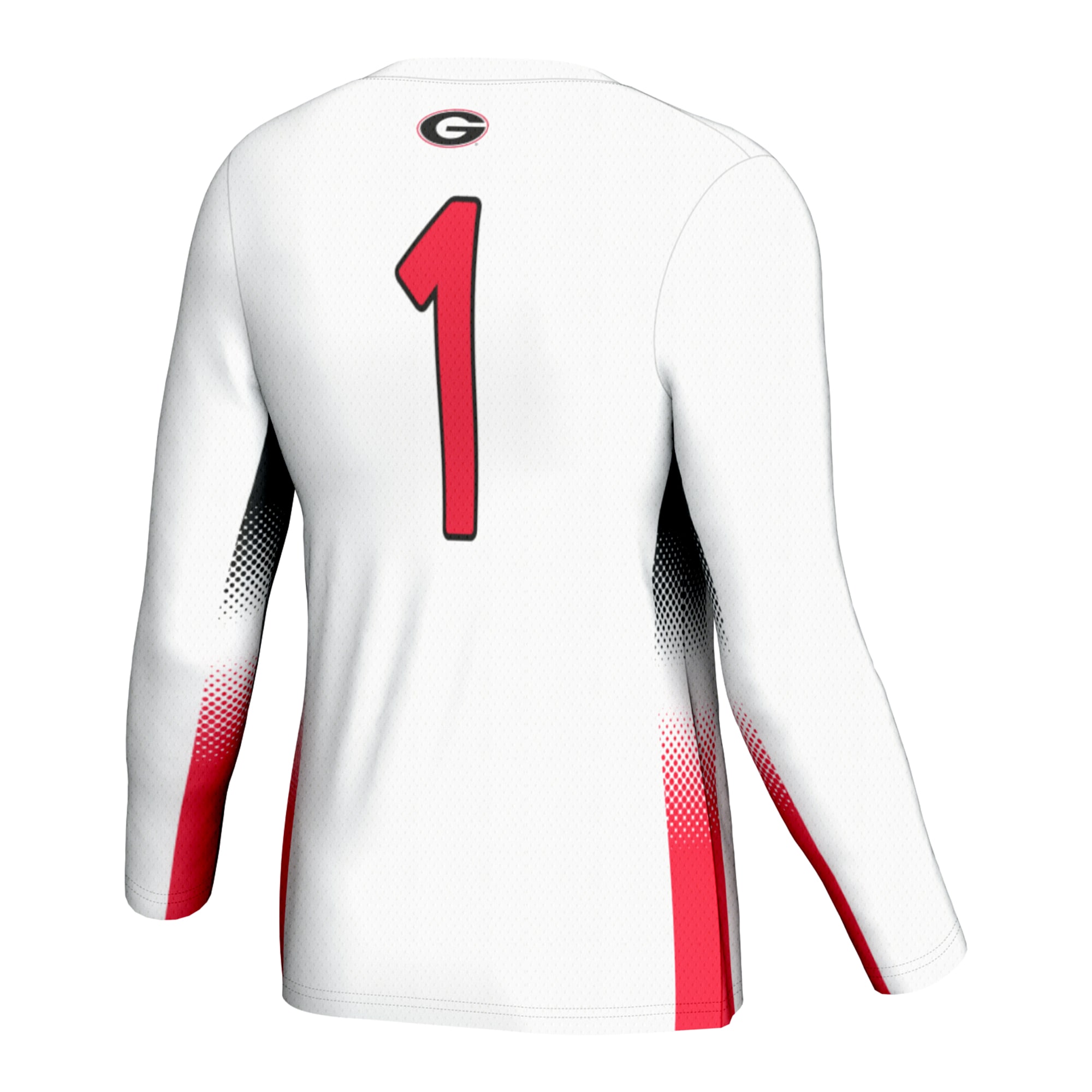 [NJP] Georgia Bulldogs GameDay Greats Unisex Lightweight Volleyball Jersey - White