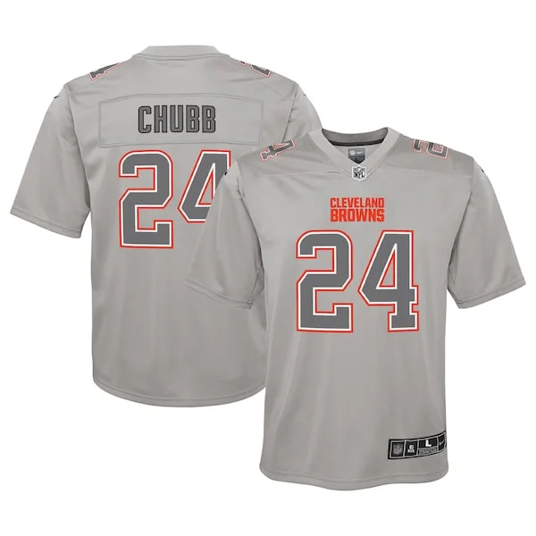 None Nick Chubb Game Jersey - Gray | NFL Player Jersey | NFL Football