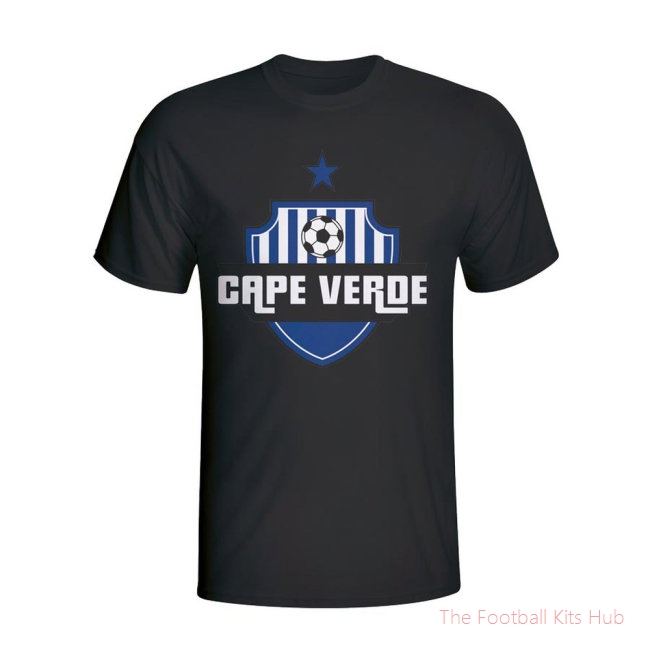 Cape Verde Country Logo T-shirt (black)