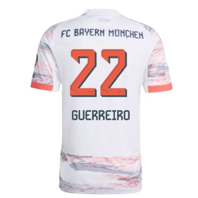 Bayern Munich Official 2025-2026 Away Shirt (Guerreiro 22)
