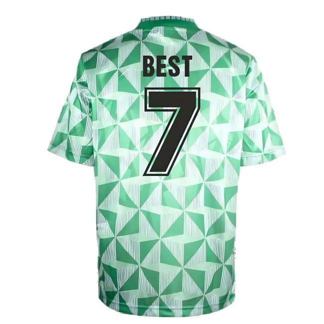 Northern Ireland 1990 Home Retro Shirt (Best 7) Authentic
