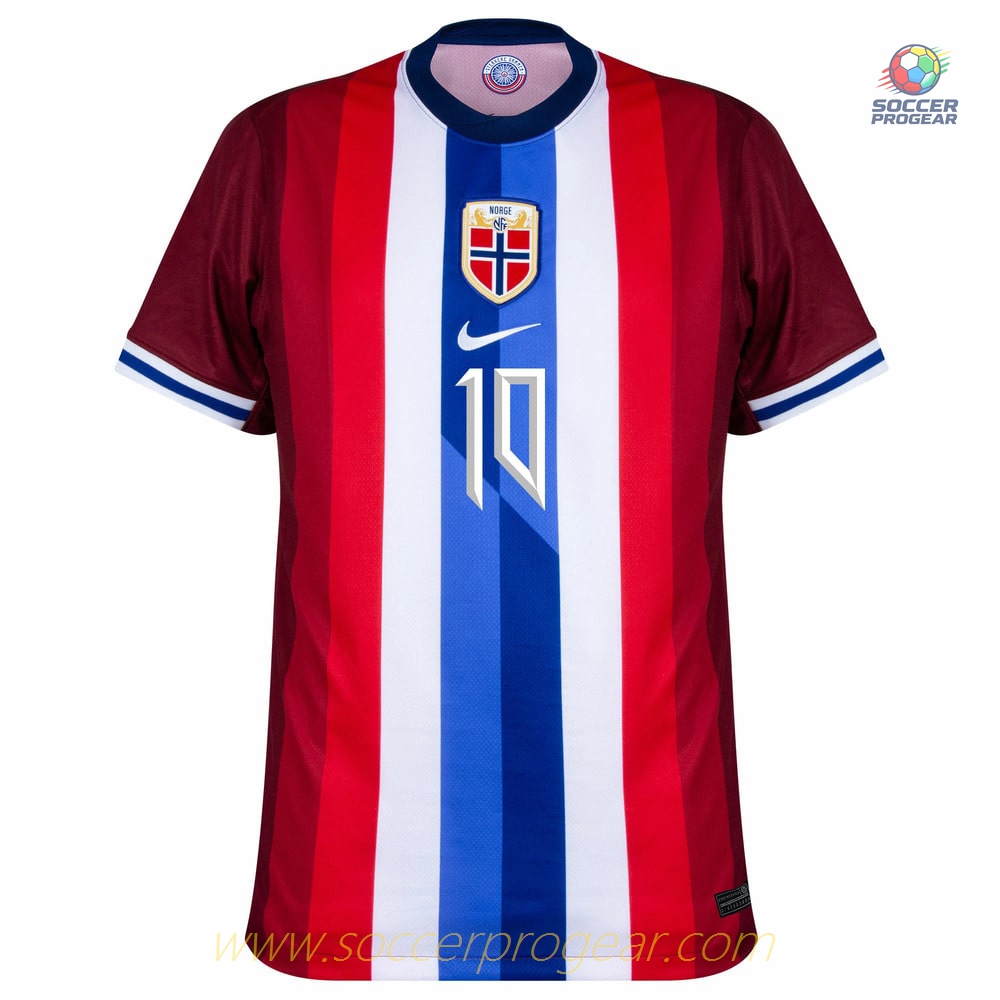 Norway Home Team Jersey 2024-2025 Collection Season Odegaard