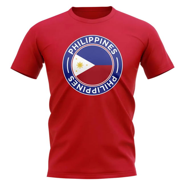 Philippines Football Badge T-Shirt (Red)