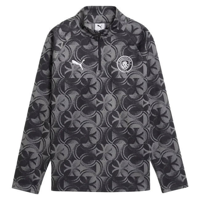 Man City Warm Up 1/4 Zip Top Shirt 2025-2026 edition (Junior