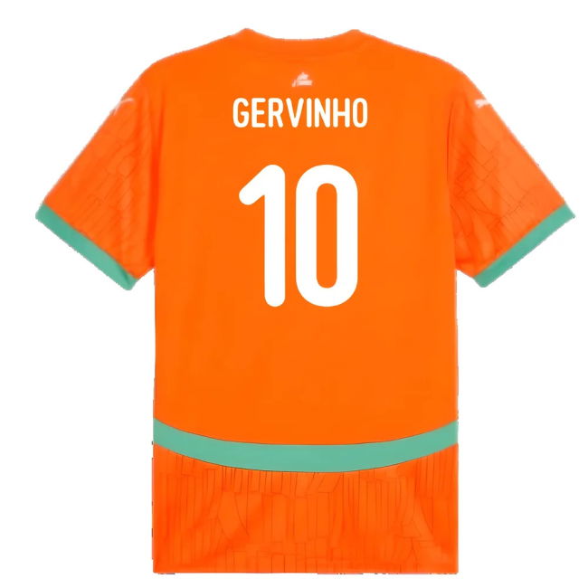 Pro-Grade Elite 2024-2025 Ivory Coast Home Shirt (Gervinho 10)