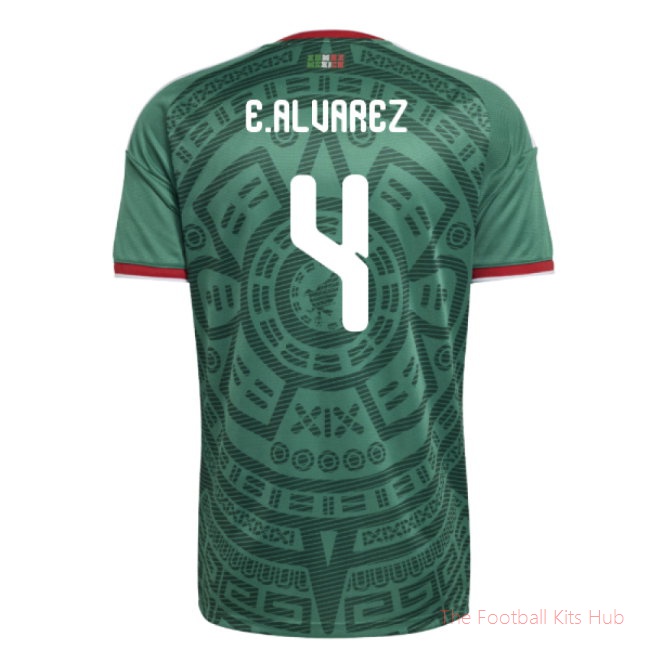 2026-2027 Mexico Home Shirt (E.Alvarez 4)