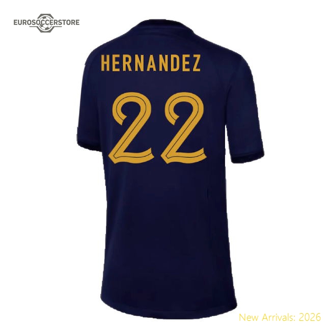 2022-2023 Football Team Kids Non-toxic Jersey Hernandez Aeroready