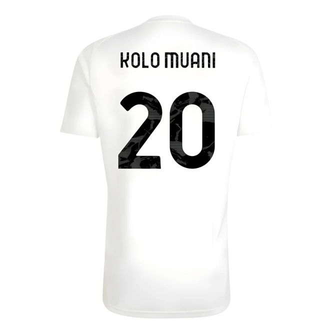 Pro Series True Juve Juventus Training Tee White Kolo Muani #20 20...