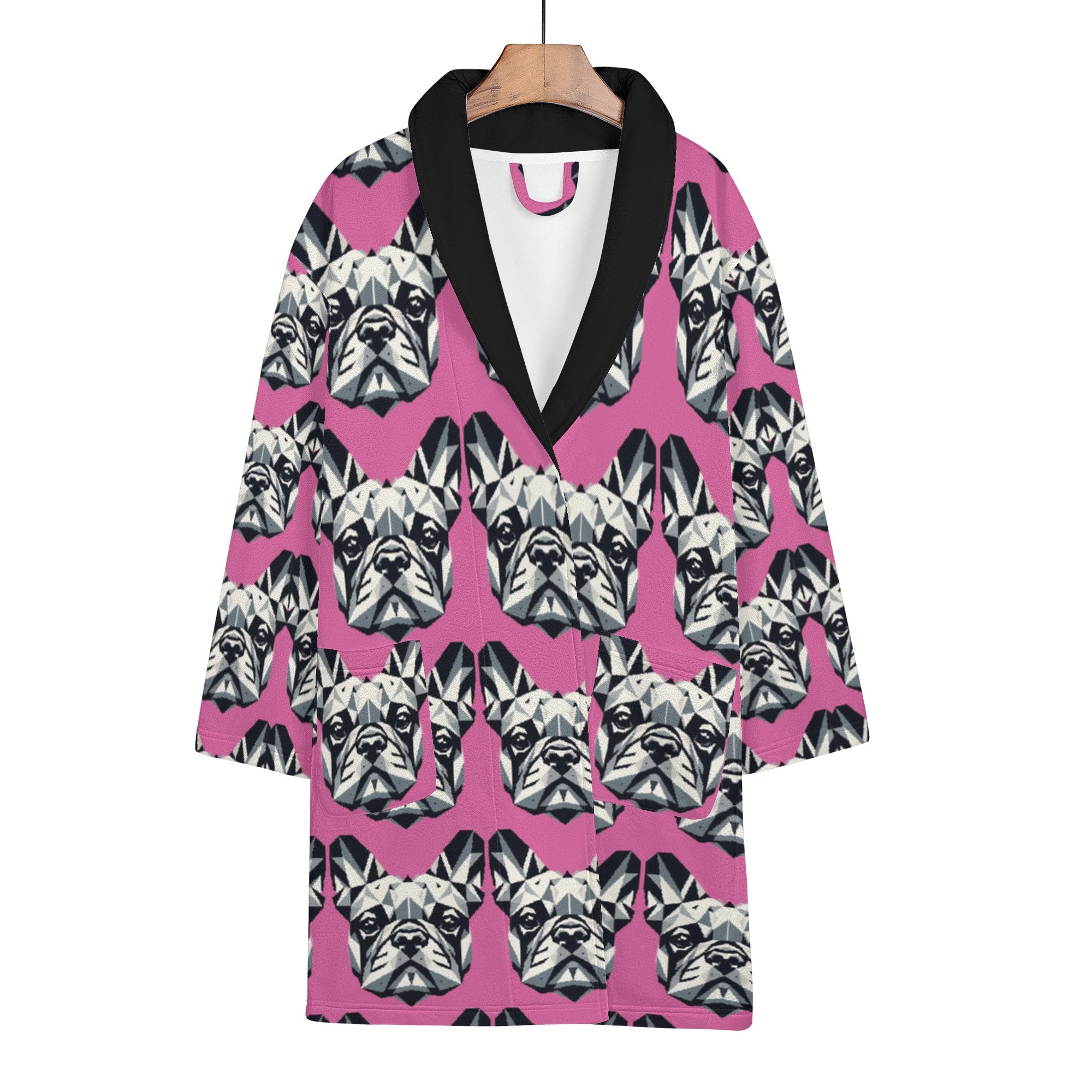 French Bulldog Lover Ruby Women Bathrobe Lovely Frenchie Themed Goods