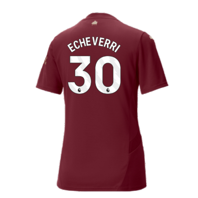 Man City 2024-20 Third Shirt Echeverri #30 M Women S