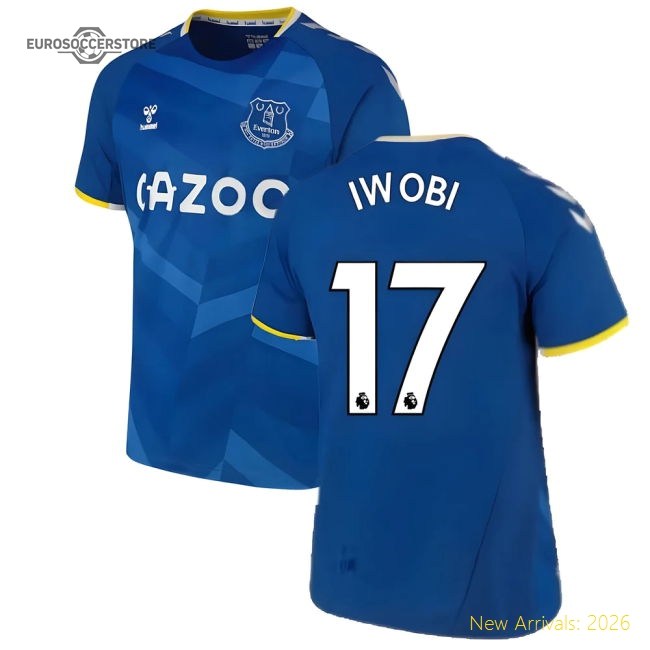 Official 2021-2022 Everton Home Shirt (iwobi 17) - Premium Quality
