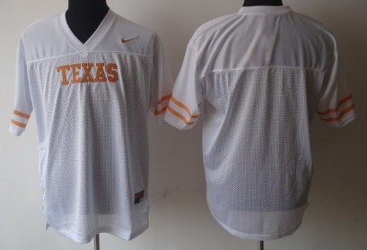 Men's UT Longhorns White 2024 official licensed None #None stitched