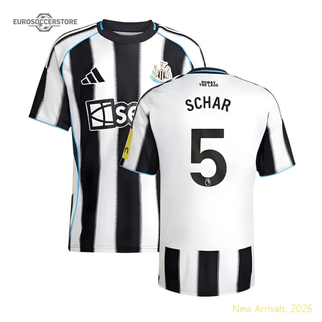 2025-2026 Newcastle Home Shirt (Schar 5)
