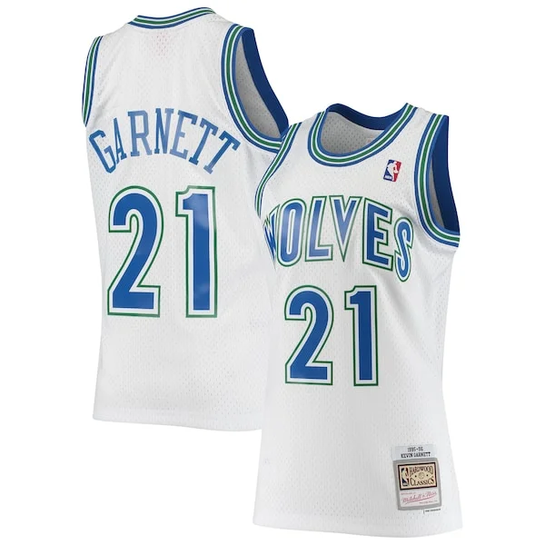 Kevin Garnett MIN Swingman Jersey - authentic NBA - White athletic