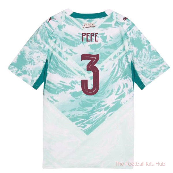 [SJH] 2026/27 Portugal Away Shirt (Kids) (Pepe 3)