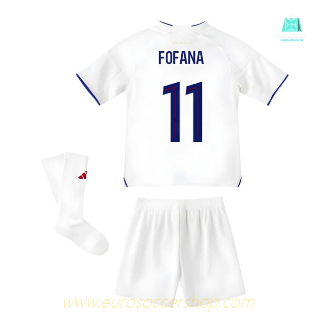 2025-2026 Olympique Lyon Home Mini Kit (Fofana 11)