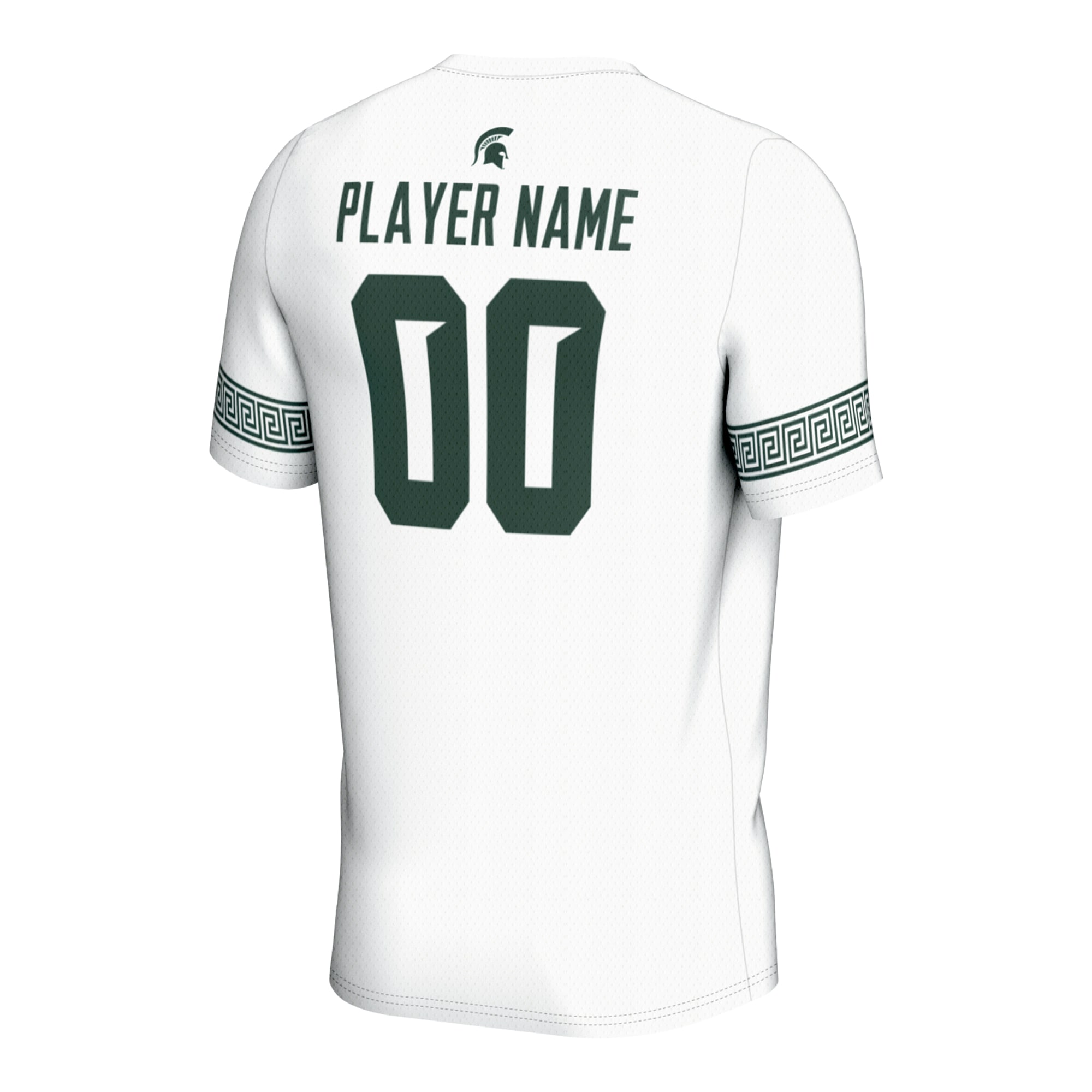 [SJH] Michigan State Spartans GameDay Greats NIL Pick-A-Player Lightweight Soccer Jersey - White